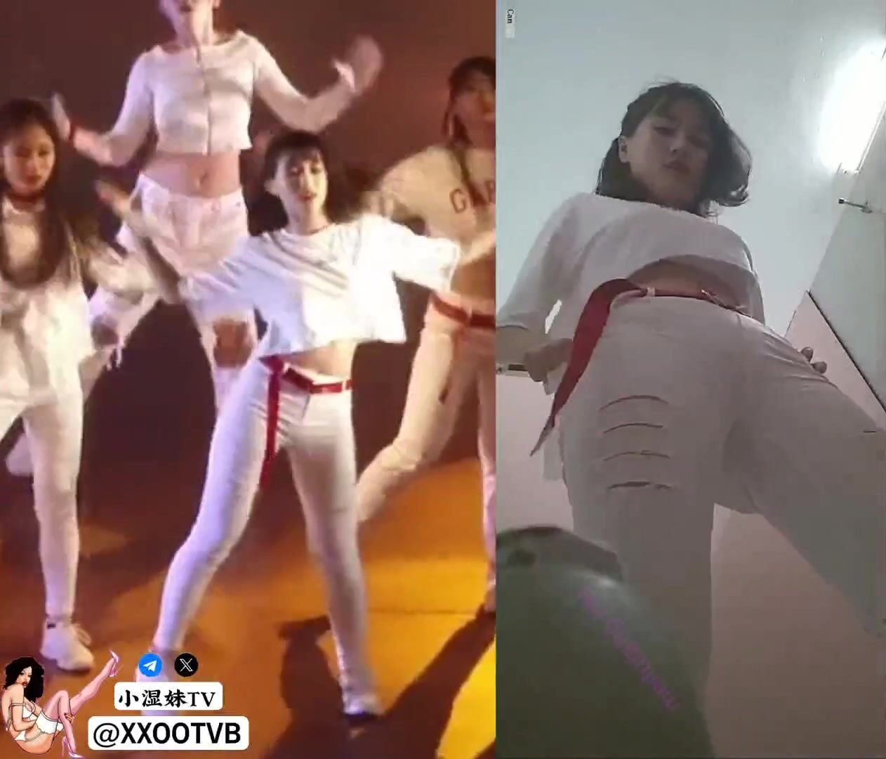 Quay lén em DANCE đi đái