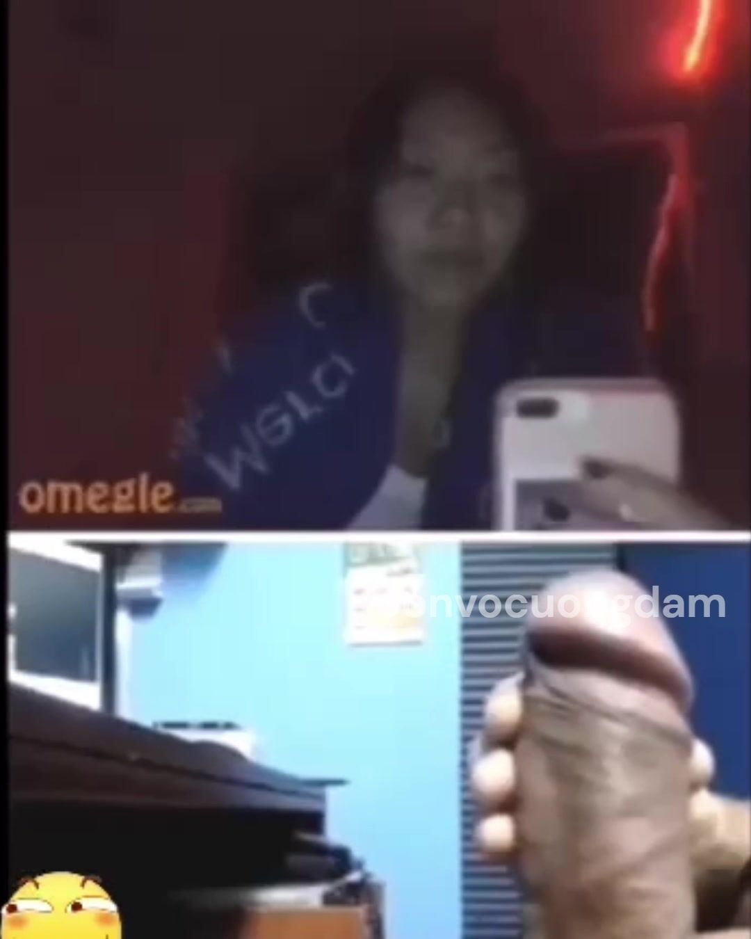 Tổng hợp phản ứng của mấy em gái trên ome khi lần đầu thấy con cu bự P1