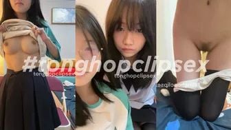 Chịch chị họ bịt mồm không cho rên trong bất lực