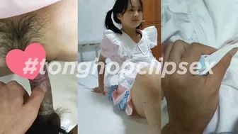 Rinh em gái đang nấu ăn lên nhấp lia lịa ( anh họ )