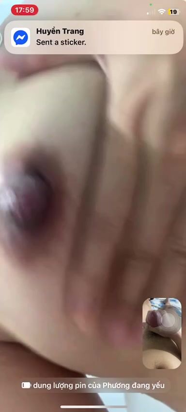 Call video thủ dâm chéo với e ghệ Huyền Trang lồn cực đã