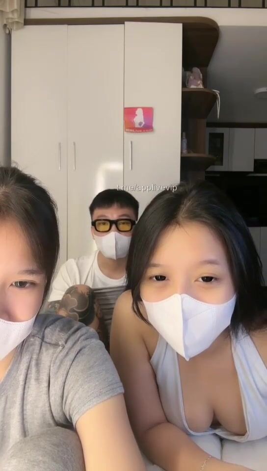 Rủ 2 nhỏ bạn stream chịch chơi , ai ngờ tụi nó chịu , được chịch free luôn-P4