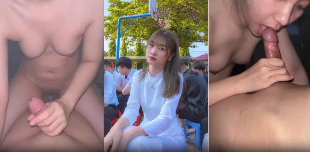 Nữ sinh lớp 12 miệng xinh bú cu chuyên nghiệp