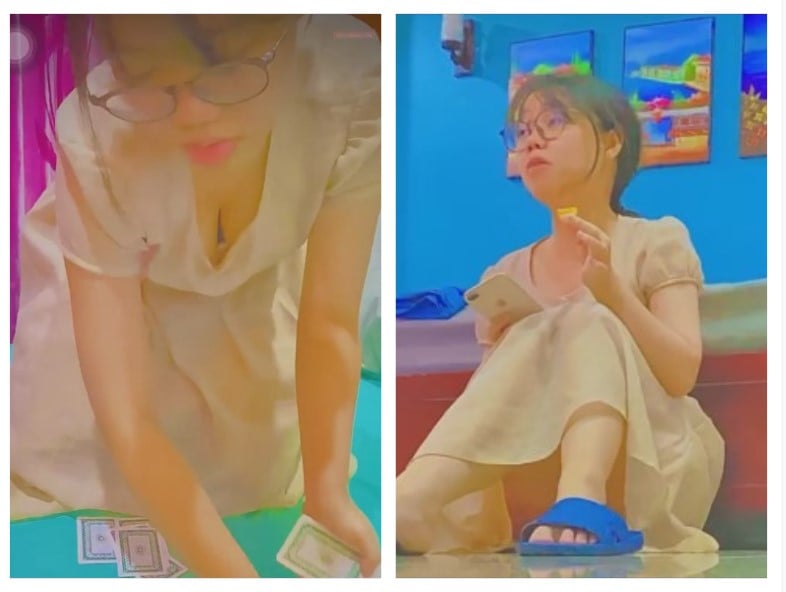 Quay lén con bạn lớp 10 vú to lồn múp hớ hên