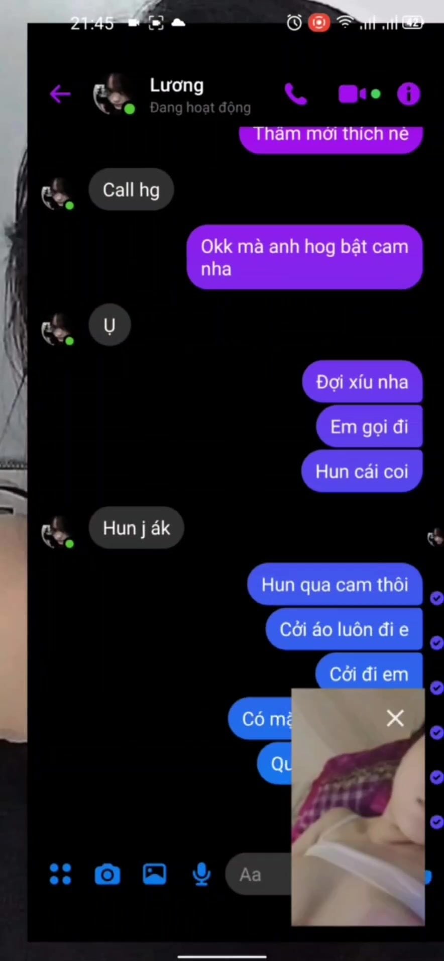 Chat sex cùng em học sinh siêu non tơ siêu nứng p2